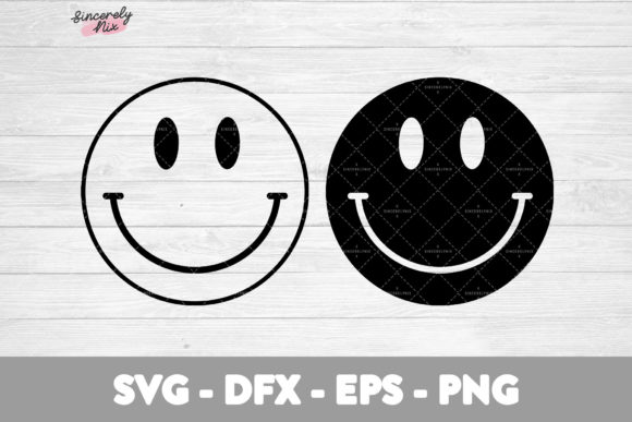 Boho Smiley SVG: Infuse Your Projects with Groovy, Free-Spirited Charm