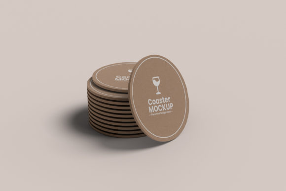 Coaster Mockups: Elevate Your Brand with Realistic Presentation