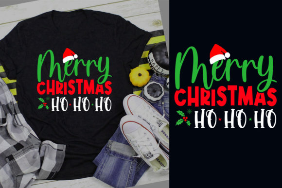 Merry Christmas Ho Ho Ho T Shirt Craft: Festive Design Files
